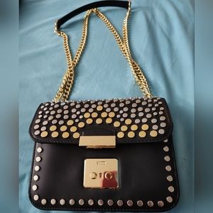 New Michael Kors jenkins stud sloan editor shoulder bag